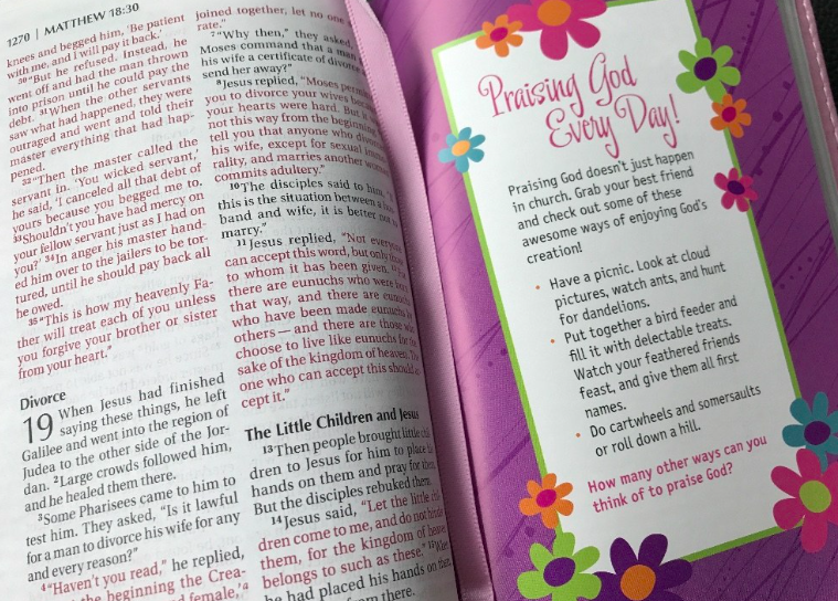 A Girl Mama’s Dream: Faithgirlz Backpack Bible (A Review)